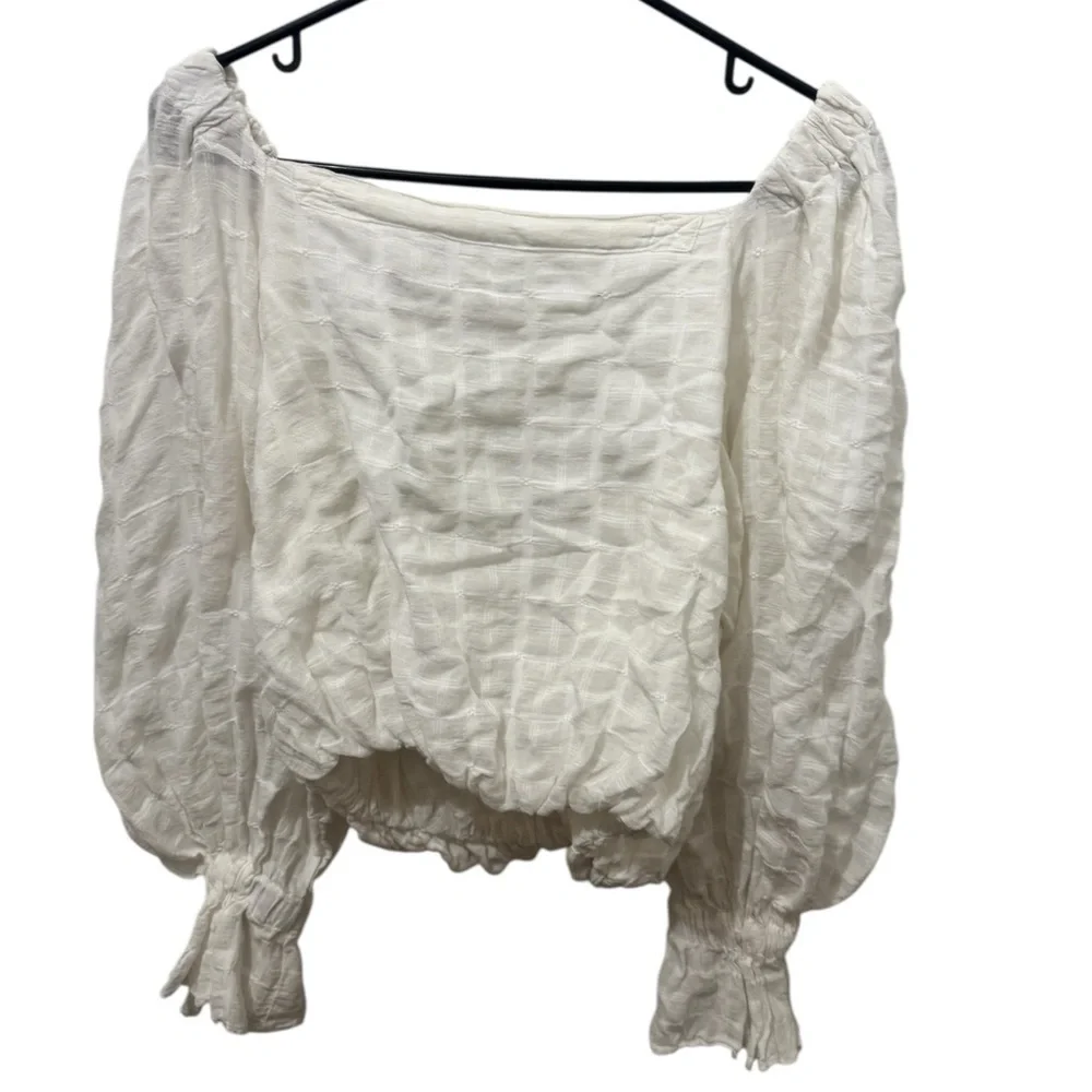Free People x Revolve Kylie Boho Top In White Size XS
